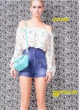 DENNY ROSE MAGLIA blusa camicia colibrì art. 6150 tg. M e tg. L rara nuovissima