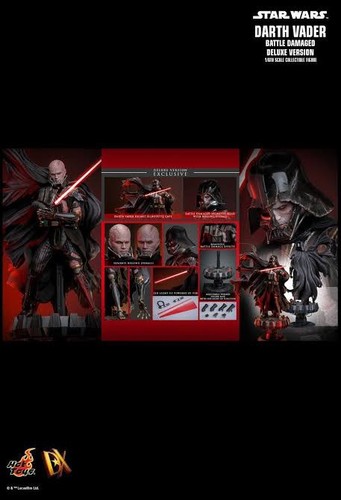Hot toys darth vader battle - darth,