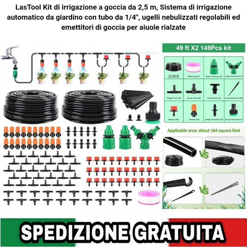 Kit irrigazione goccia - a, 2.5m