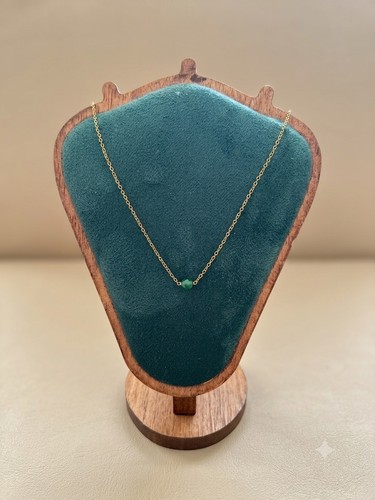 Collana perle smeraldo - , catena