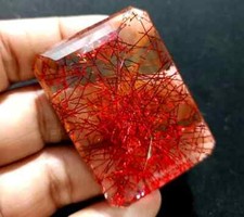 Quarzo rutilato rosso - rosso, naturale