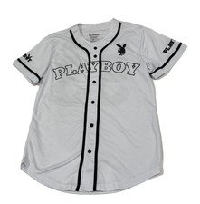 Maglia baseball Playboy bianca