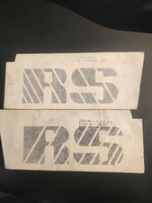 BMW R100RS coppia adesivi RS