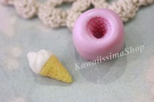 stampo in gomma siliconica per fimo cernit base cono gelato 1 h 1,4 cm