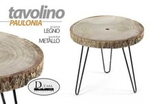 Tavolo tronco tavolino - tronco, tondo