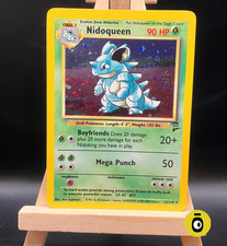 POKEMON - NIDOQUEEN HOLO RARE 12/130 - Base Set 2 - ENG - COND. GOOD - Vintage
