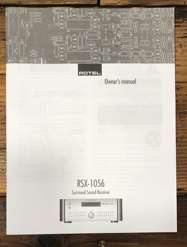 Rotel rsx 1056 ricevitore - rotel,