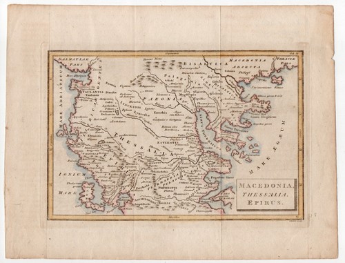 Mappa antica macedonia - mappa,