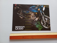 Honda CX 500 1a serie depliant italiano originale