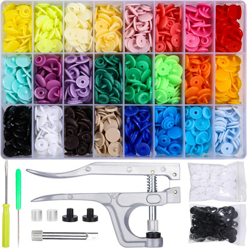 Set bottoni pressione e - di,