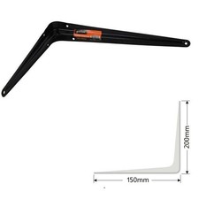 STAFFE ANGOLARI 2PZ SUPPORTO STAFFA ANGOLARE REGGIMENSOLE ANGOLO 90° 150X200MM