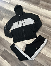 LACOSTE TUTA UOMO NERA E