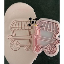 Carretto gelati cookie cutter formina tagliabiscotti o PDZ 8cm