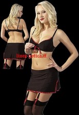 Mini gonna reggiseno goth - gonna,