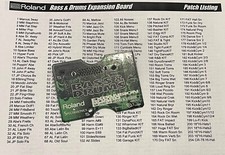 Roland SR-JV80-10 Bass & Drums