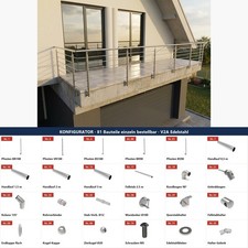 Set Ringhiere Scale In Acciaio