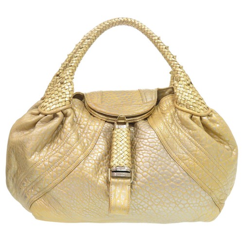 Borsa spia fendi pelle oro - spia,