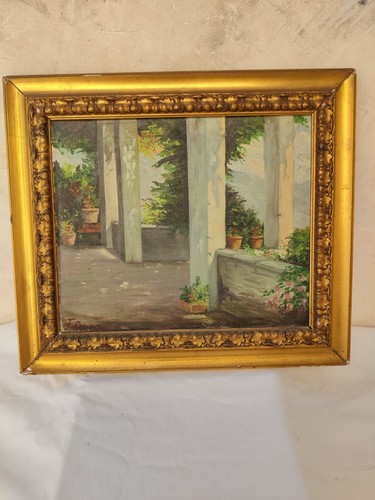 Antico quadro olio - quadro,