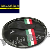 1082 - COPRIRUOTA NERO CON FASCIA TRICOLORE 3-00-10 VESPA 125 ET3 PRIMAVERA