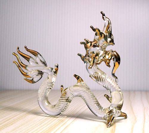 Statuina naga sea dragon vetro - statuina,