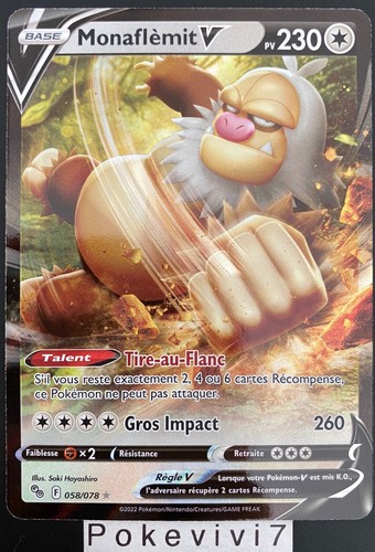 Carte pokemon monaflemit - carte,