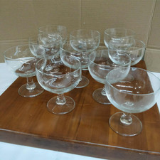 SET 10 BICCHIERI COPPE ROTONDE