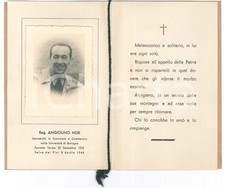 1944 SELVA DEI PINI In memoria del Rag. Angiolino NERI Santino per lutto