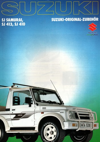 Brochure suzuki samurai sj - suzuki,