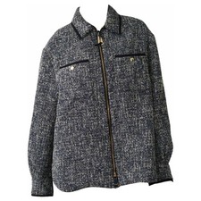 MONCLER Camicia Giubbotto blu
