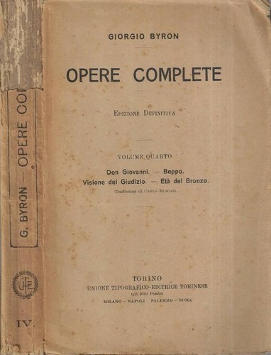 Opere complete vol - vol., don