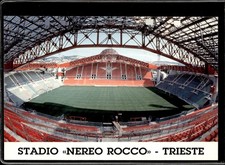 Cartolina Stadio Nereo Rocco Trieste incontro Milan-Ajax 1994