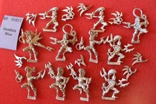 Warhammer 40k Dark Eldar Wyches Squad 11x figure in metallo WH40K Wych esercito Drukhari