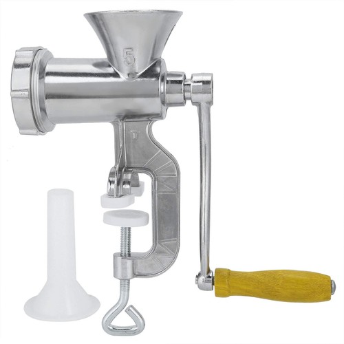 Tritacarne manuale acciaio - in,