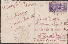 Cartolina Timbro Base navale