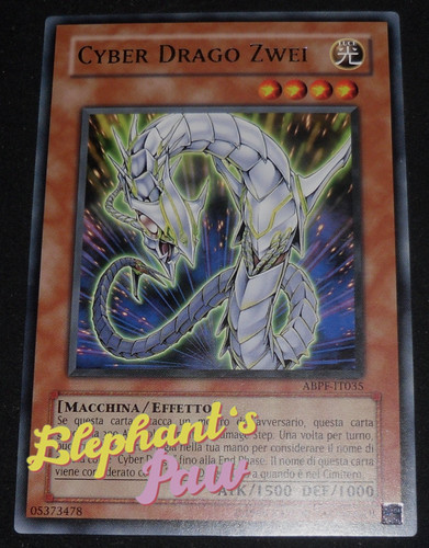 Yugioh cyber drago zwei rara - -,