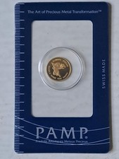 Lingotto d'oro PAMP 1/25 oncia - lingotto d'oro - con motivo angelo custode - angelo