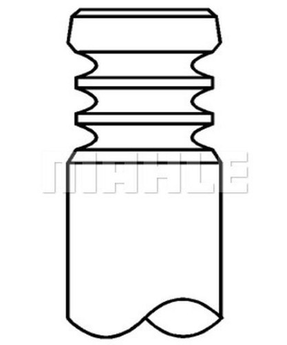 Valvola aspirazione mahle lato - valvola,