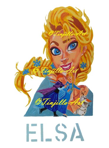 Tinjilla art stampa disney - art,