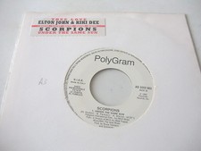 SCORPIONS - UNDER SAME SUN 45 giri Italy j-b PR0MO ELTON JOHN