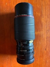 Canon nuovo obiettivo zoom FD NFD 80-200mm f/4 L con adattatore attacco L