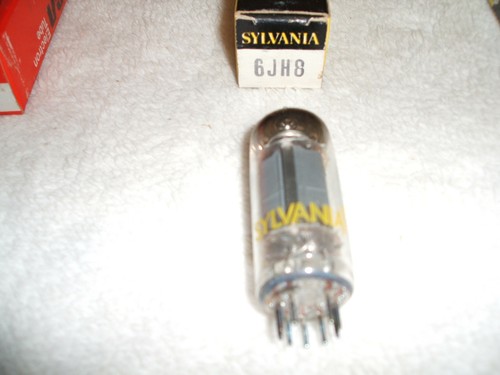 Nos sylvania 6jh8 vintage - (1),