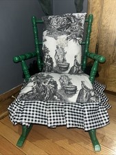 Rara sedia a dondolo vintage