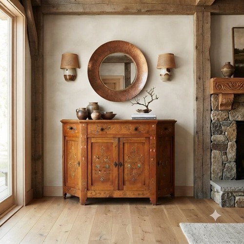 Credenza scantonata antica - scantonata,