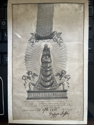 Reliquia vergine loreto - , di