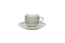 Servizio Tazze Caffe Con Piattino TOGNANA Olimpia Donna 6 pezzi Porcellana