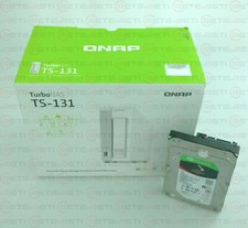 € 253+IVA QNAP TS-131 Turbo NAS 1-Bay 4TB IronWolf PRO 1xGbE USB 3.0 eSATA