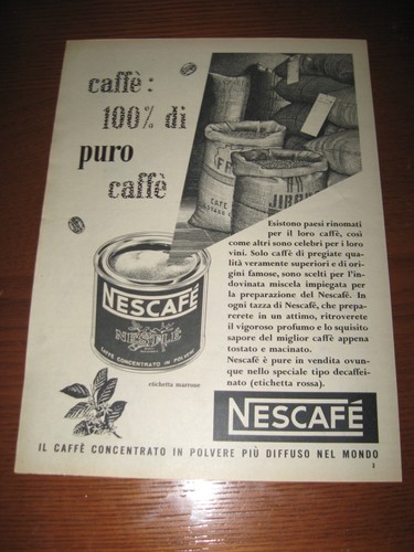 Nescafe caffe anni - *14=nescafe, caffe=anni