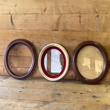 LOTTO CORNICI OVALE LEGNO