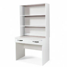 Scrivania ufficio porta computer e libreria con cassetto Scrivanie bianco