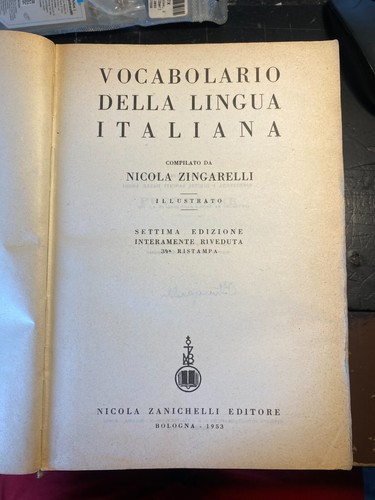 Vocabolario della lingua